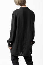 Load image into Gallery viewer, daub PLAIN COLLAR SHIRT / COLD DYED ORGANIC COTTON (GREY)