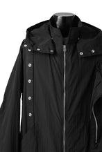 画像をギャラリービューアに読み込む, A.F ARTEFACT HOODIE LONG ZIP COAT with DETACHABLE POCKET POUCH (BLACK)