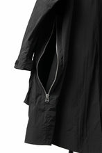 画像をギャラリービューアに読み込む, A.F ARTEFACT HOODIE LONG ZIP COAT with DETACHABLE POCKET POUCH (BLACK)