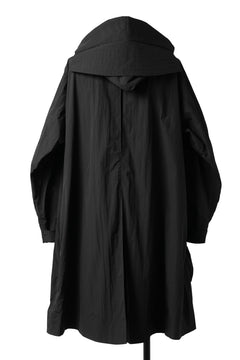 画像をギャラリービューアに読み込む, A.F ARTEFACT HOODIE LONG ZIP COAT with DETACHABLE POCKET POUCH (BLACK)