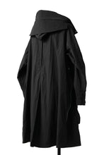 画像をギャラリービューアに読み込む, A.F ARTEFACT HOODIE LONG ZIP COAT with DETACHABLE POCKET POUCH (BLACK)