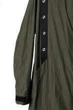 画像をギャラリービューアに読み込む, A.F ARTEFACT HOODIE LONG ZIP COAT with DETACHABLE POCKET POUCH (KHAKI)