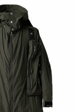 画像をギャラリービューアに読み込む, A.F ARTEFACT HOODIE LONG ZIP COAT with DETACHABLE POCKET POUCH (KHAKI)