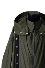画像をギャラリービューアに読み込む, A.F ARTEFACT HOODIE LONG ZIP COAT with DETACHABLE POCKET POUCH (KHAKI)