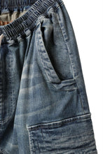 画像をギャラリービューアに読み込む, A.F ARTEFACT EASY SARROUEL CARGO PANTS / FADED AGEING DENIM (BLUE)