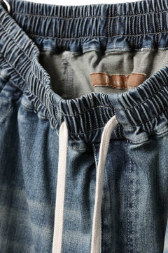 画像をギャラリービューアに読み込む, A.F ARTEFACT EASY SARROUEL CARGO PANTS / FADED AGEING DENIM (BLUE)