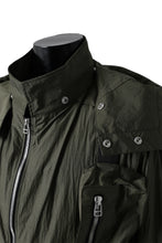 画像をギャラリービューアに読み込む, A.F ARTEFACT HOODIE LONG ZIP COAT with DETACHABLE POCKET POUCH (KHAKI)