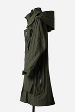 画像をギャラリービューアに読み込む, A.F ARTEFACT HOODIE LONG ZIP COAT with DETACHABLE POCKET POUCH (KHAKI)