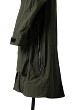 画像をギャラリービューアに読み込む, A.F ARTEFACT HOODIE LONG ZIP COAT with DETACHABLE POCKET POUCH (KHAKI)