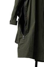 画像をギャラリービューアに読み込む, A.F ARTEFACT HOODIE LONG ZIP COAT with DETACHABLE POCKET POUCH (KHAKI)