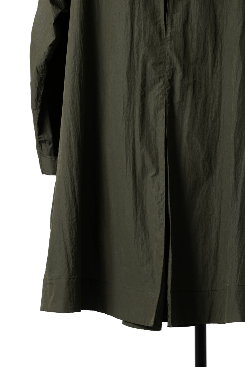 画像をギャラリービューアに読み込む, A.F ARTEFACT HOODIE LONG ZIP COAT with DETACHABLE POCKET POUCH (KHAKI)
