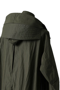 画像をギャラリービューアに読み込む, A.F ARTEFACT HOODIE LONG ZIP COAT with DETACHABLE POCKET POUCH (KHAKI)