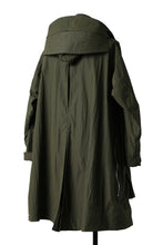 画像をギャラリービューアに読み込む, A.F ARTEFACT HOODIE LONG ZIP COAT with DETACHABLE POCKET POUCH (KHAKI)