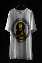 画像をギャラリービューアに読み込む, MASSIMO SABBADIN GRAPHIC T SHIRT wt. SCREEN PRINT/DESTROY (sill trd)