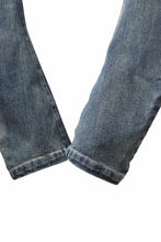 画像をギャラリービューアに読み込む, A.F ARTEFACT SARROUEL SKINNY PANTS / FADED AGEING DENIM (BLUE)