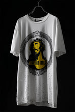 画像をギャラリービューアに読み込む, MASSIMO SABBADIN GRAPHIC T SHIRT wt. SCREEN PRINT/DESTROY (sill trd)