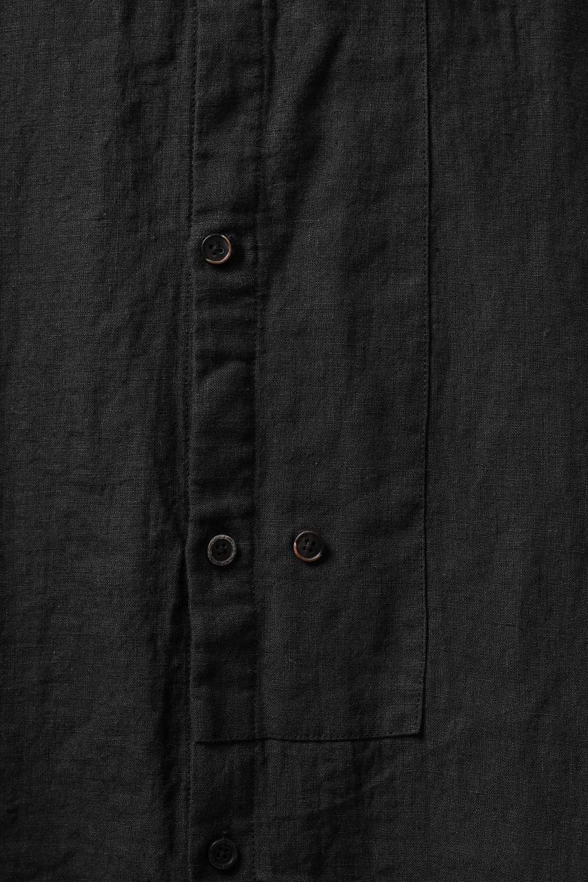 Aleksandr Manamis exclusive Wide Placket Shirt (BLACK)