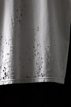 画像をギャラリービューアに読み込む, MASSIMO SABBADIN GRAPHIC T SHIRT wt. SCREEN PRINT/DESTROY (sill trd)