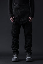 画像をギャラリービューアに読み込む, BORIS BIDJAN SABERI DROP CROTCH PANTS / VINYL COATED & NICKEL PRESSED & BODY MOLDED "P24-F1603K" (BLACK)