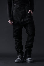 画像をギャラリービューアに読み込む, BORIS BIDJAN SABERI DROP CROTCH PANTS / VINYL COATED & NICKEL PRESSED & BODY MOLDED "P24-F1603K" (BLACK)
