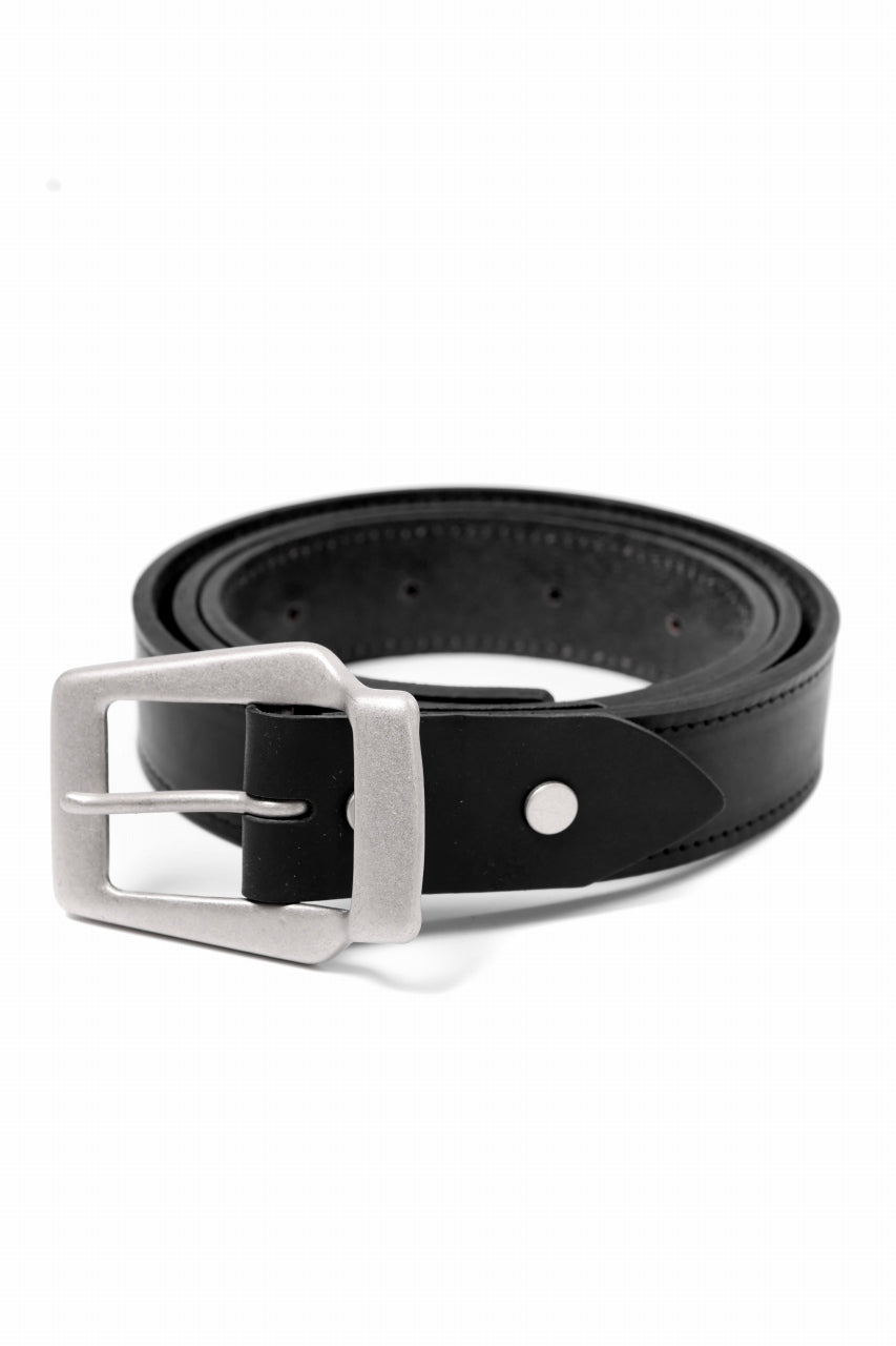 Load image into Gallery viewer, ISAMU KATAYAMA BACKLASH CLAP-BELT 30mm / GUIDI SHOULDER & GUIDI HORSE (BLACK)