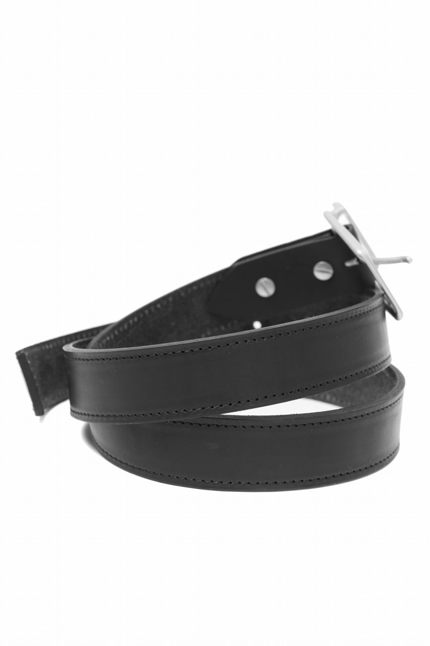 Load image into Gallery viewer, ISAMU KATAYAMA BACKLASH CLAP-BELT 30mm / GUIDI SHOULDER & GUIDI HORSE (BLACK)