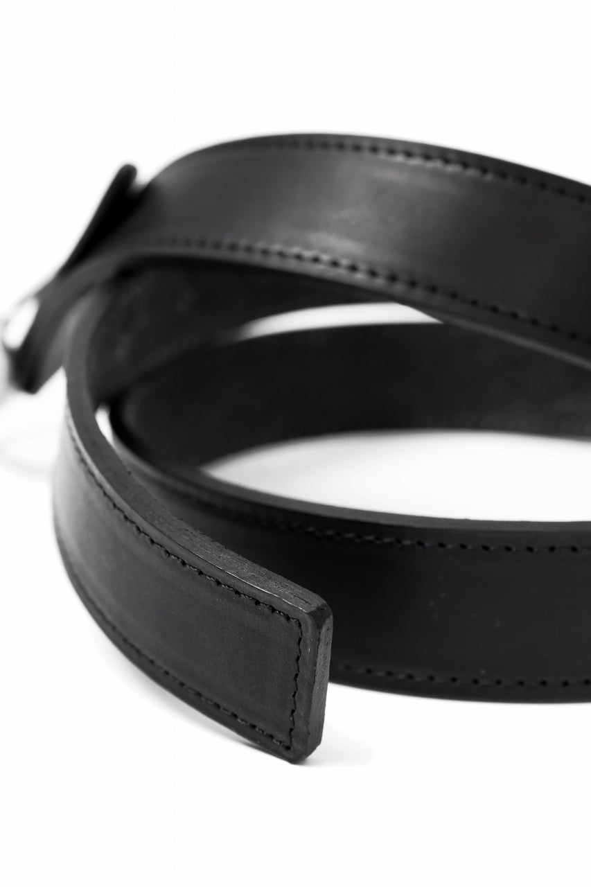 Load image into Gallery viewer, ISAMU KATAYAMA BACKLASH CLAP-BELT 30mm / GUIDI SHOULDER & GUIDI HORSE (BLACK)