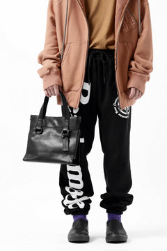 画像をギャラリービューアに読み込む, discord Yohji Yamamoto Side Zip Tote Bag S / Soft Shrink Cow Leather (BLACK)