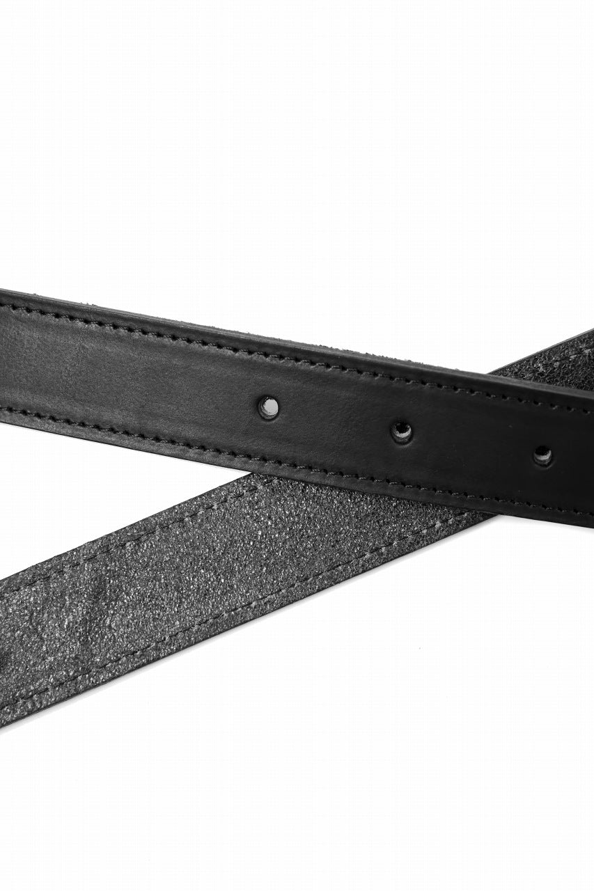Load image into Gallery viewer, ISAMU KATAYAMA BACKLASH CLAP-BELT 30mm / GUIDI SHOULDER & GUIDI HORSE (BLACK)