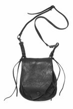 画像をギャラリービューアに読み込む, ISAMU KATAYAMA BACKLASH MEDICINE BAG / DOUBLE-SHOULDER OBJECT DYED (BLACK)