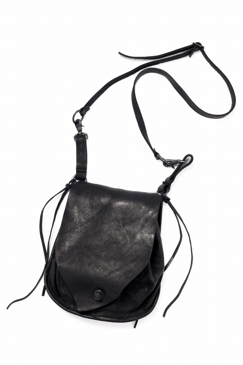 画像をギャラリービューアに読み込む, ISAMU KATAYAMA BACKLASH MEDICINE BAG / DOUBLE-SHOULDER OBJECT DYED (BLACK)