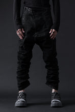 画像をギャラリービューアに読み込む, BORIS BIDJAN SABERI DROP CROTCH PANTS / VINYL COATED & NICKEL PRESSED & BODY MOLDED "P24-F1603K" (BLACK)