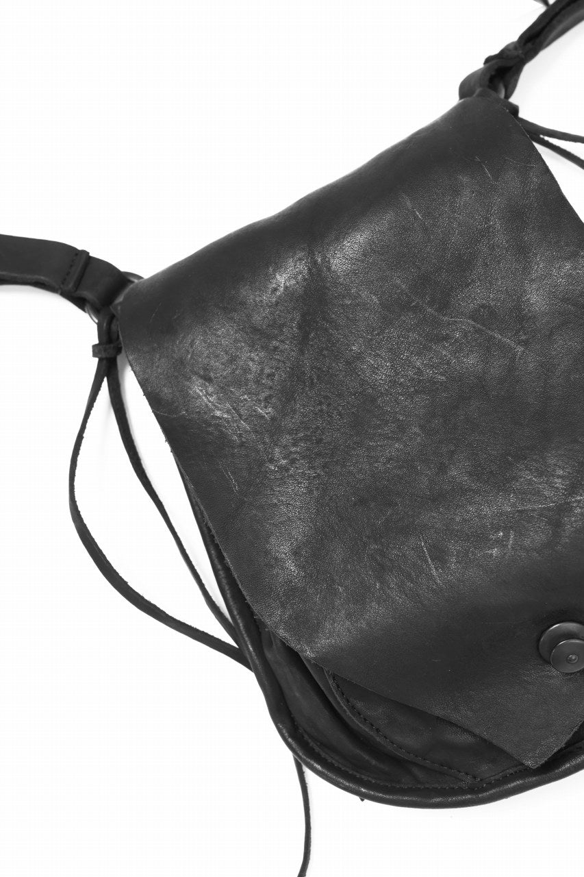 画像をギャラリービューアに読み込む, ISAMU KATAYAMA BACKLASH MEDICINE BAG / DOUBLE-SHOULDER OBJECT DYED (BLACK)