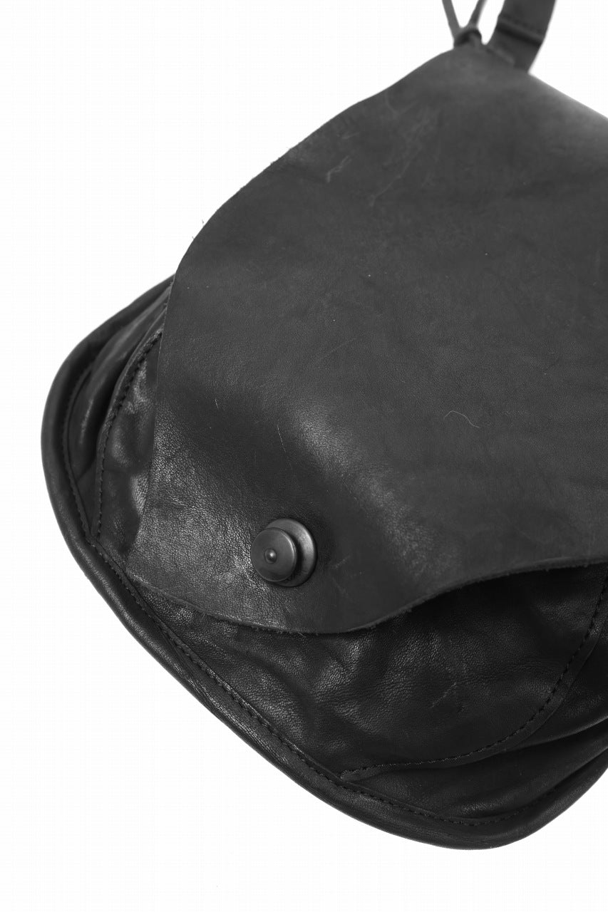 画像をギャラリービューアに読み込む, ISAMU KATAYAMA BACKLASH MEDICINE BAG / DOUBLE-SHOULDER OBJECT DYED (BLACK)