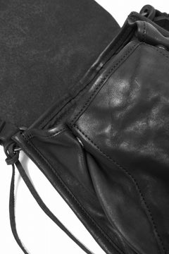 画像をギャラリービューアに読み込む, ISAMU KATAYAMA BACKLASH MEDICINE BAG / DOUBLE-SHOULDER OBJECT DYED (BLACK)