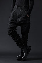 画像をギャラリービューアに読み込む, BORIS BIDJAN SABERI DROP CROTCH PANTS / VINYL COATED & NICKEL PRESSED & BODY MOLDED "P24-F1603K" (BLACK)