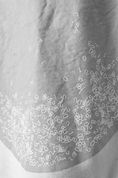 画像をギャラリービューアに読み込む, A.F ARTEFACT RAGRAN OVERSIZED TOPS / DAMAGE & PRINT SWEAT (WHITE)