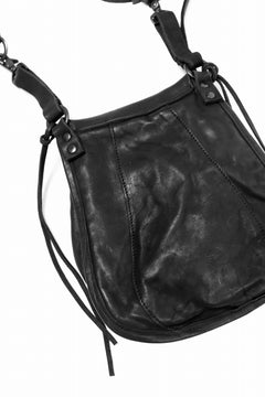 画像をギャラリービューアに読み込む, ISAMU KATAYAMA BACKLASH MEDICINE BAG / DOUBLE-SHOULDER OBJECT DYED (BLACK)