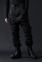 画像をギャラリービューアに読み込む, BORIS BIDJAN SABERI DROP CROTCH PANTS / VINYL COATED & NICKEL PRESSED & BODY MOLDED "P24-F1603K" (BLACK)