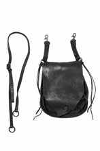 画像をギャラリービューアに読み込む, ISAMU KATAYAMA BACKLASH MEDICINE BAG / DOUBLE-SHOULDER OBJECT DYED (BLACK)