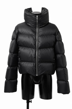 画像をギャラリービューアに読み込む, A.F ARTEFACT HIGH-NECK SHORT DOWN JACKET (BLACK)