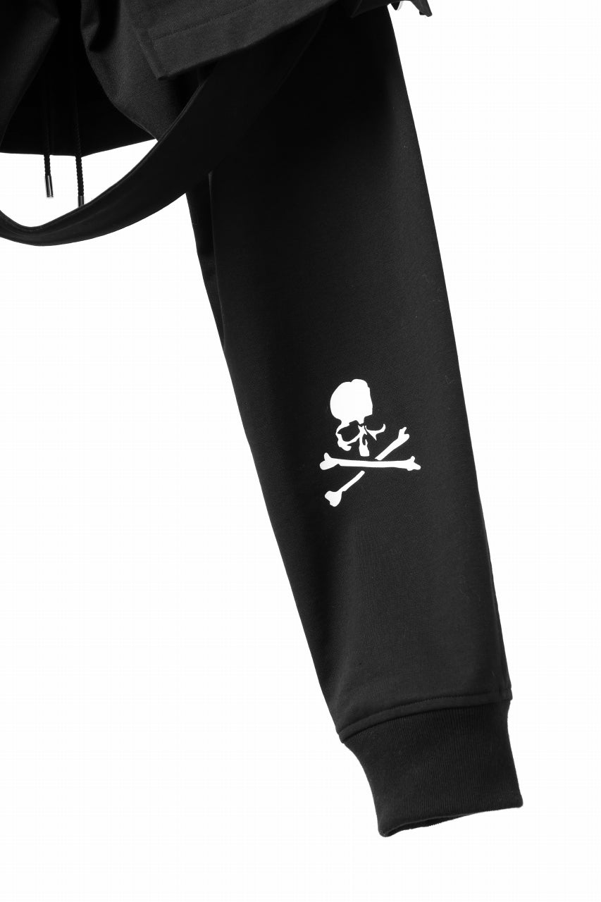 画像をギャラリービューアに読み込む, mastermind JAPAN BONDAGE SLIM TROUSERS / MEDIUM C-JERSEY STRETCH (BLACK)