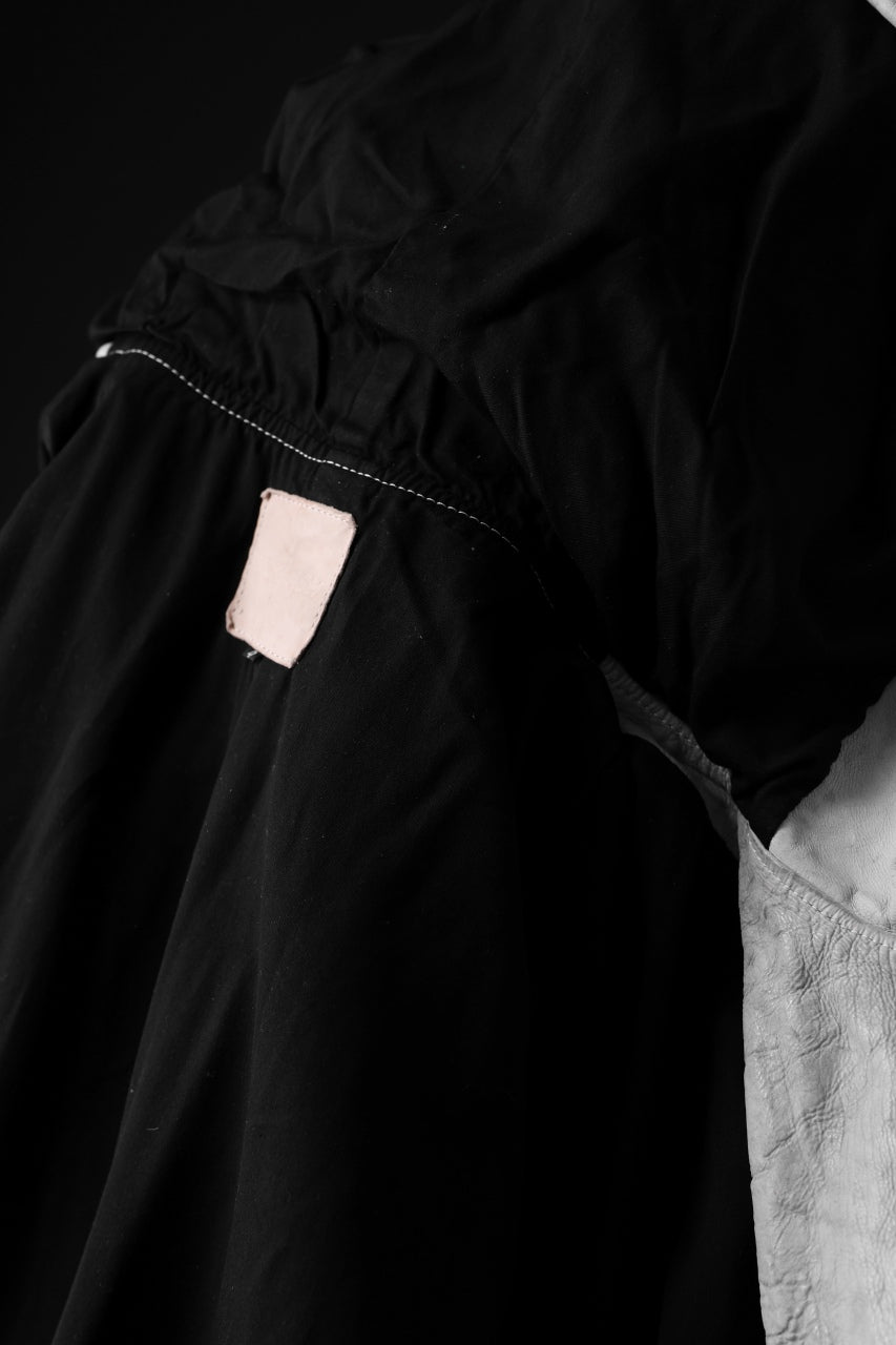 Load image into Gallery viewer, ISAMU KATAYAMA BACKLASH HOODED RIDERS JACKET / NATURAL DYED & GARMENT WASHED JP CALF (WHITE)