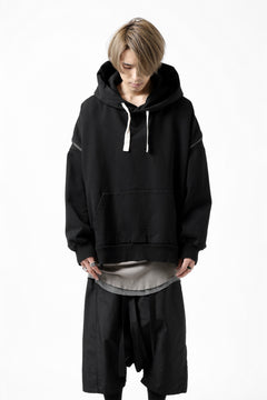 画像をギャラリービューアに読み込む, FACETASM ZIPPER SWEAT HOODIE (BLACK)