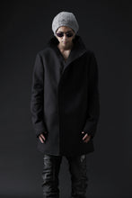 Load image into Gallery viewer, BORIS BIDJAN SABERI HIGH NECK SHORT COAT "COAT 1. SHORT-FIF10008" (BLACK)