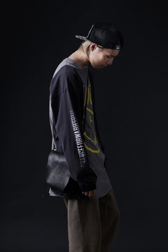 画像をギャラリービューアに読み込む, ISAMU KATAYAMA BACKLASH MEDICINE BAG / DOUBLE-SHOULDER OBJECT DYED (BLACK)