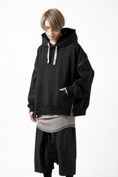 画像をギャラリービューアに読み込む, FACETASM ZIPPER SWEAT HOODIE (BLACK)