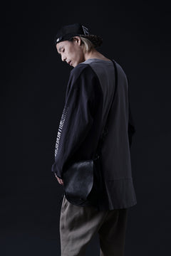 画像をギャラリービューアに読み込む, ISAMU KATAYAMA BACKLASH MEDICINE BAG / DOUBLE-SHOULDER OBJECT DYED (BLACK)