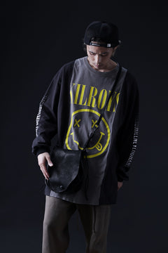 画像をギャラリービューアに読み込む, ISAMU KATAYAMA BACKLASH MEDICINE BAG / DOUBLE-SHOULDER OBJECT DYED (BLACK)
