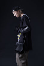 画像をギャラリービューアに読み込む, ISAMU KATAYAMA BACKLASH MEDICINE BAG / DOUBLE-SHOULDER OBJECT DYED (BLACK)